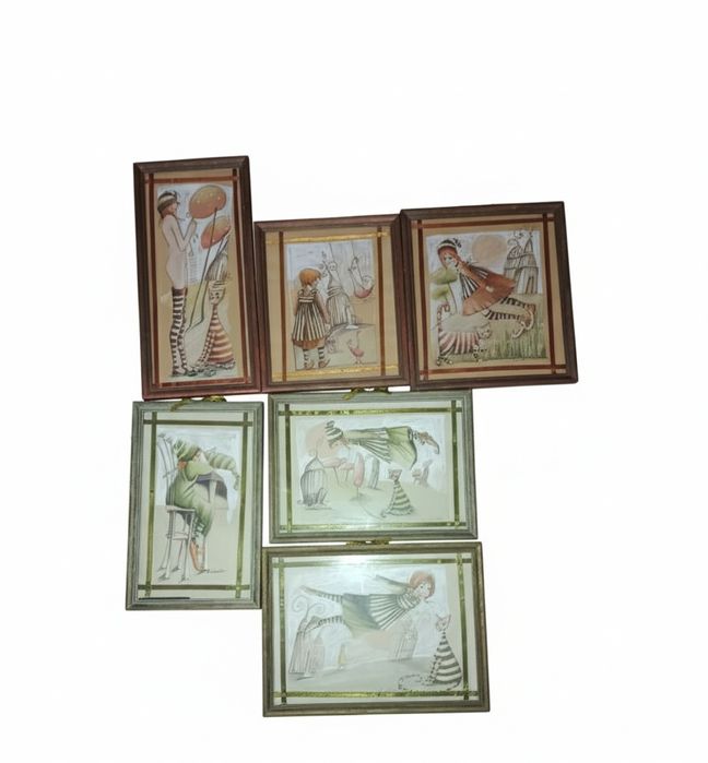 Zestaw obrazów pani Kalinowskiej