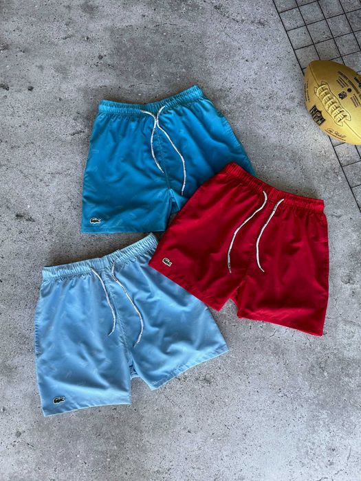 Шорти купальні Lacoste Blue Premium для плавання пляжні з бірками i57