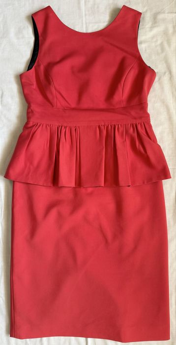 Sukienka elegancka Simple czerwona roz. 40