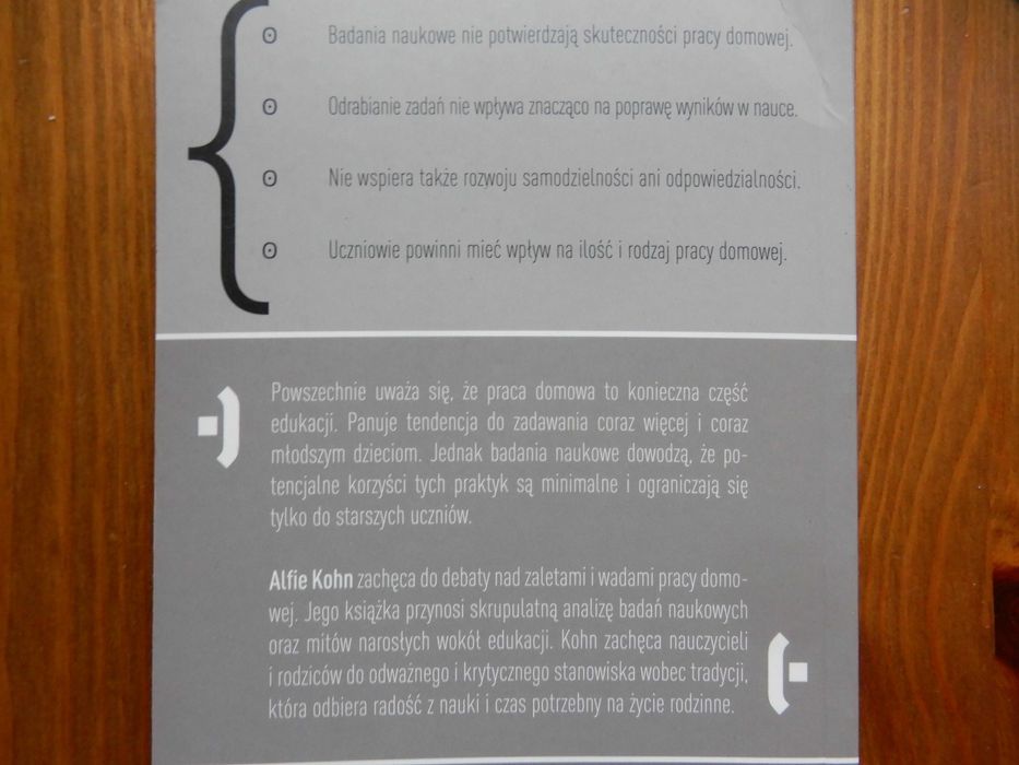 Alfie Kohn - Mit pracy domowej