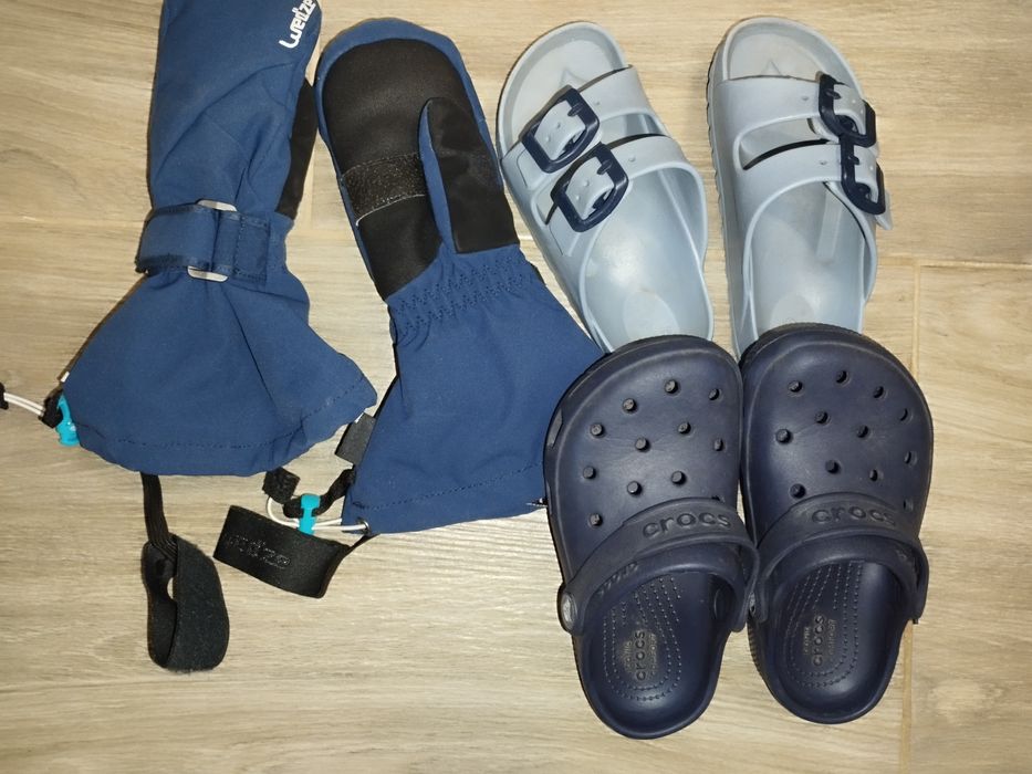 Buty dla chłopca kalosze zimowe klapki crocksy kozaki 27