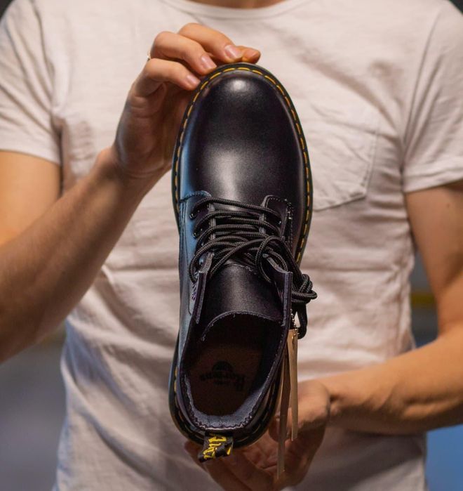 Черевики чоловічі Dr. Martens 1460 Black 11822006 Доктор Мартінс