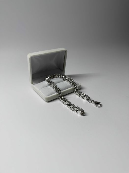 Srebrna Bransoletka Królewska 48 GRAM 25,5 CM NOWA ! PR. 925 Okazja !