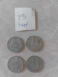 4szt kpl Moneta monety numizmatyka 1 zloty zł PRL 1975 kolekcjonerska
