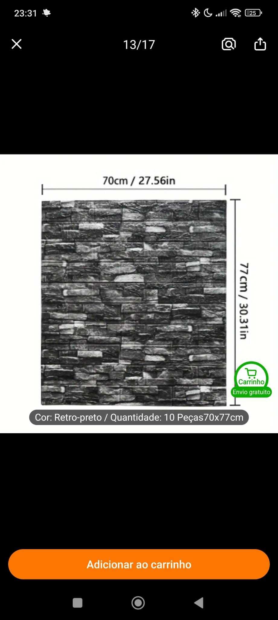 10 autocolocante de parede