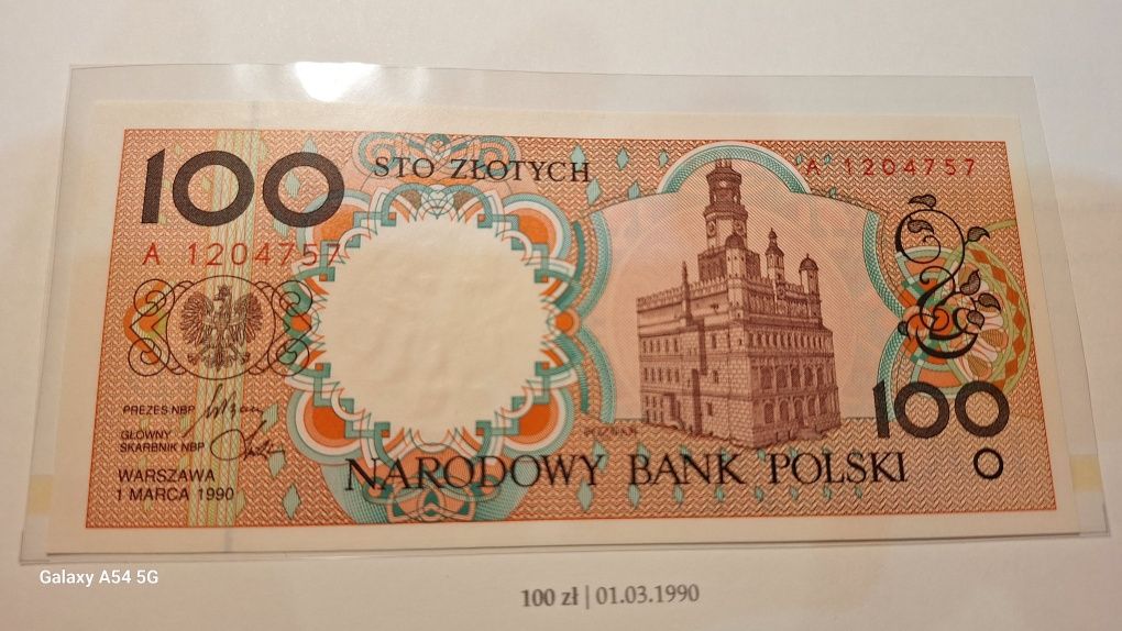 Miasta polskie , album PRL , banknoty kolekcjonerskie NBP