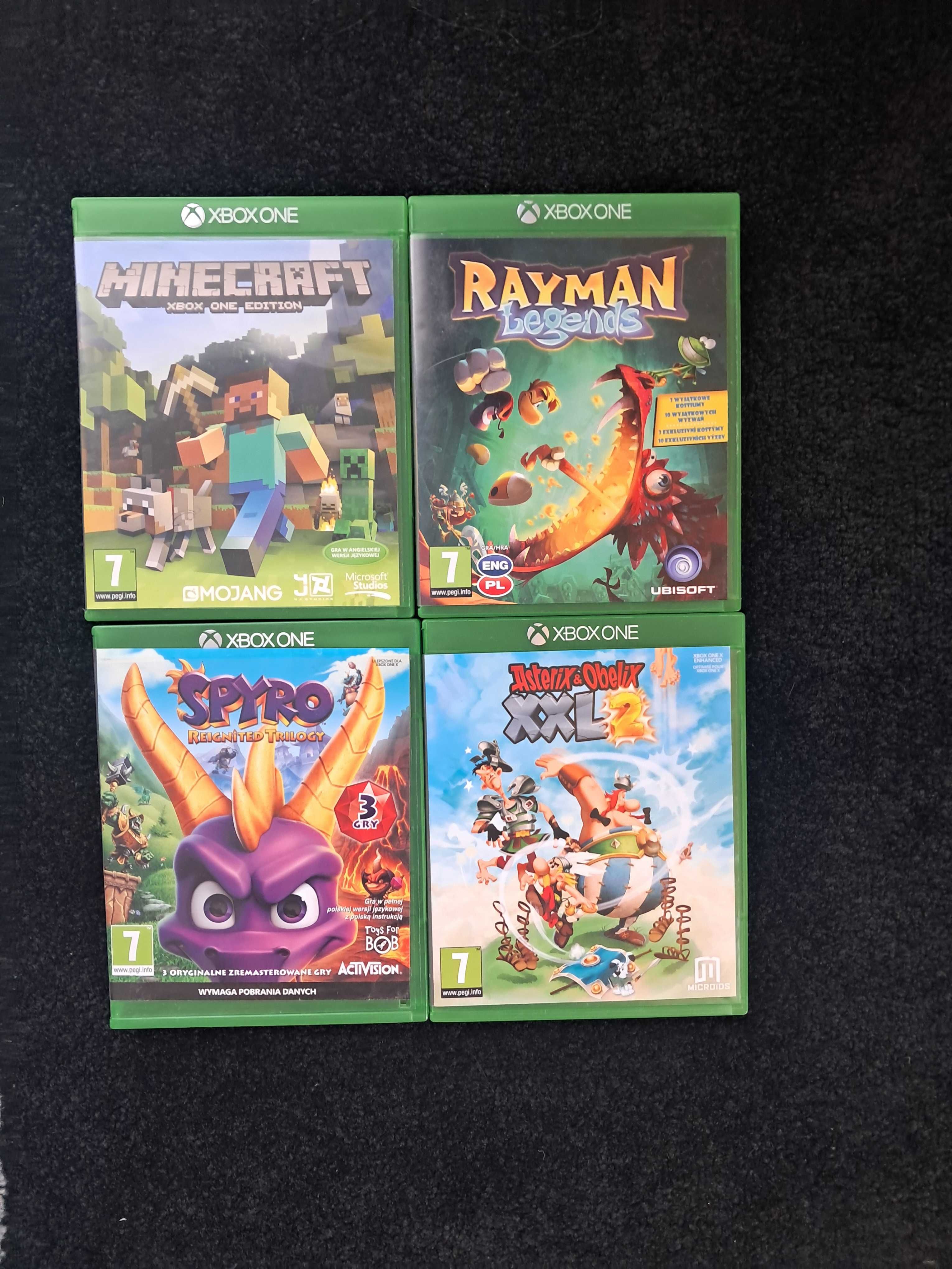 Minecraft, Rayman, Spyro, asterix i obelix Gry na konsolę Xbox One