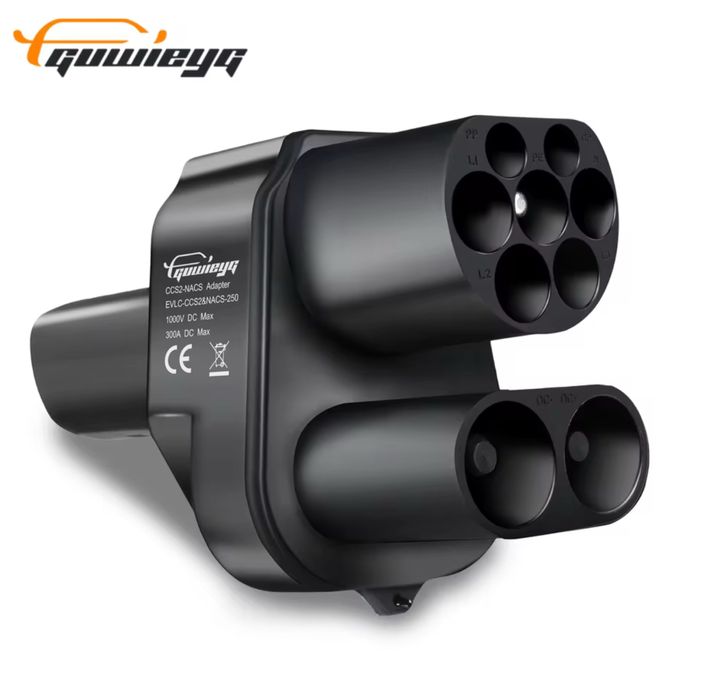 Продам перехідник Type2/1/GBT на Tesla(NASC) 32А (7кВт) та CCS Combo2