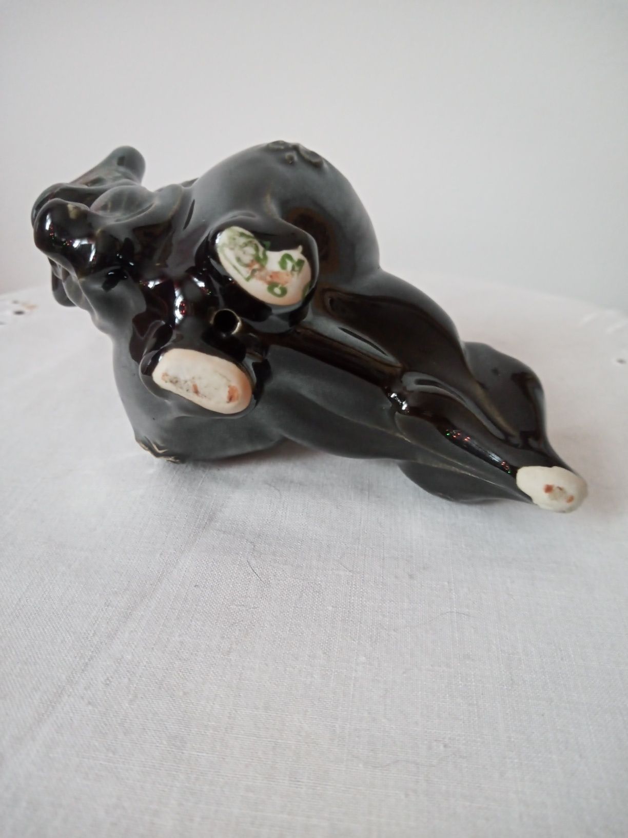 Ceramiczna figurka. Żubr. FFZ Mińsk. Białoruś. ZSRR.