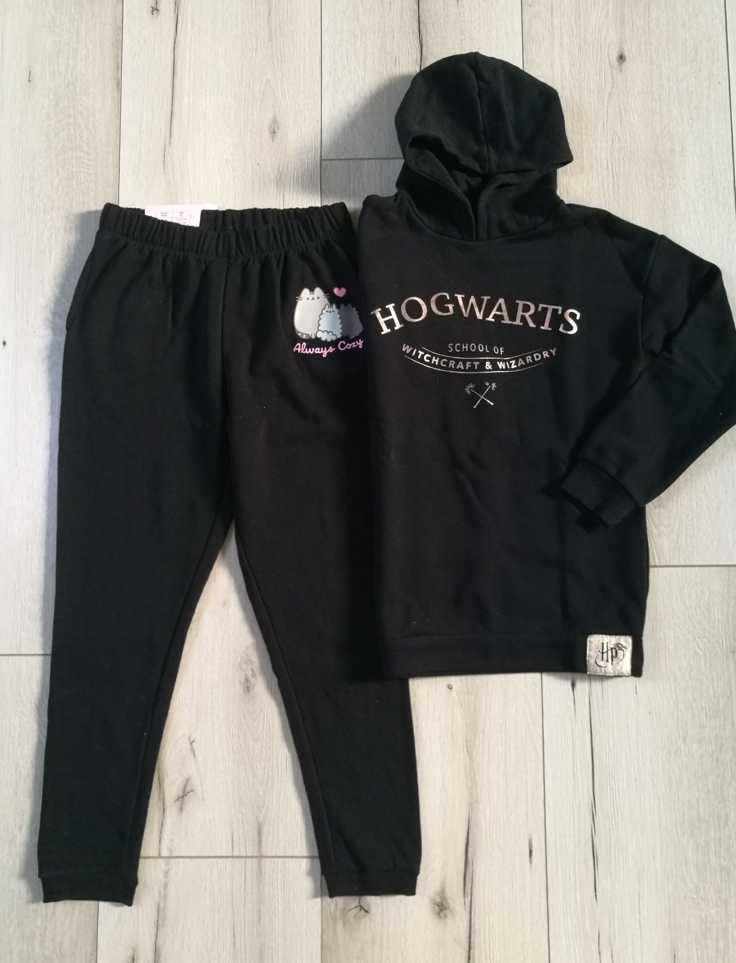 Nowe spodnie dresowe jogger PUSHEEN dziewczynka 158/164