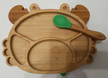 Bambusowe naczynia stołowe Talerze dla dzieci Adaptacyjna zastawa
