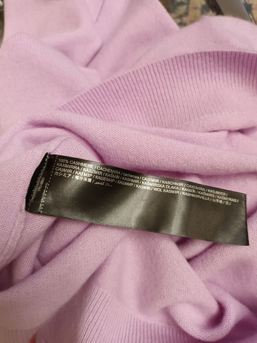 Sweterek kaszmirowy Mango roz S/M