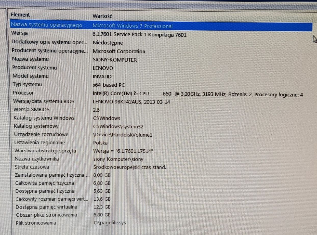 Komputer Lenovo M90z All-in-One (ThinkCentre) - Type 2471