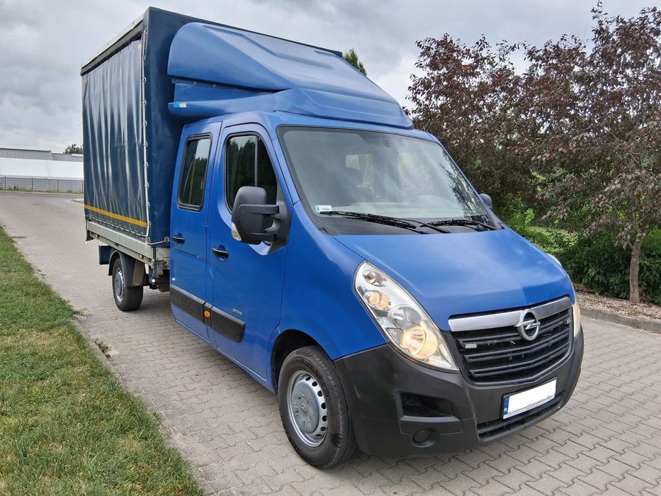 Opel Movano  Doka, Brygadówka Plandeka, 7-Osób PL.Salon 2.3 CDTI 125 KM Fak.Vat 23%