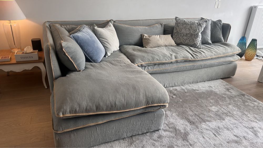 Narożnik sofa Miloo Home z 100% puchem - odbiór wlasny do 17.03.24