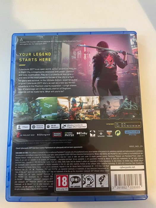 Gra CYBERPUNK 2077 Ultimate PS5