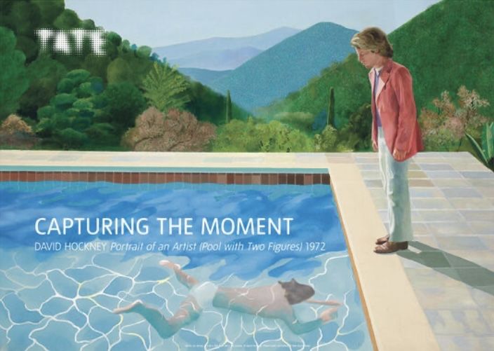 Plakat David Hockney Capturing the moment Tate Modern 50x70 cm