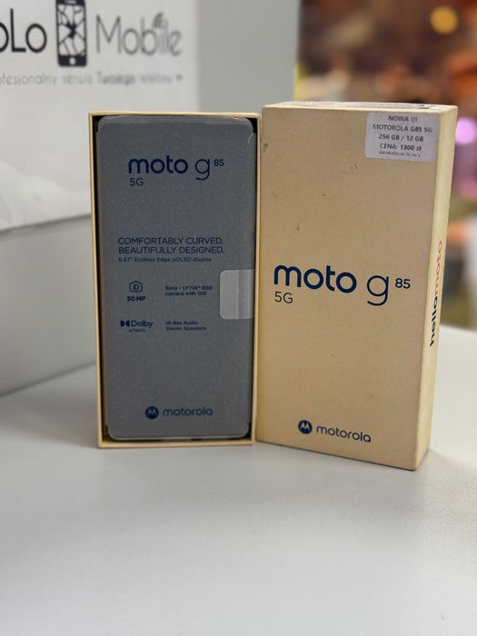 Nowy! Telefon Motorola G85 5G 256/12 GB l SZARA | 12mcy gwar!