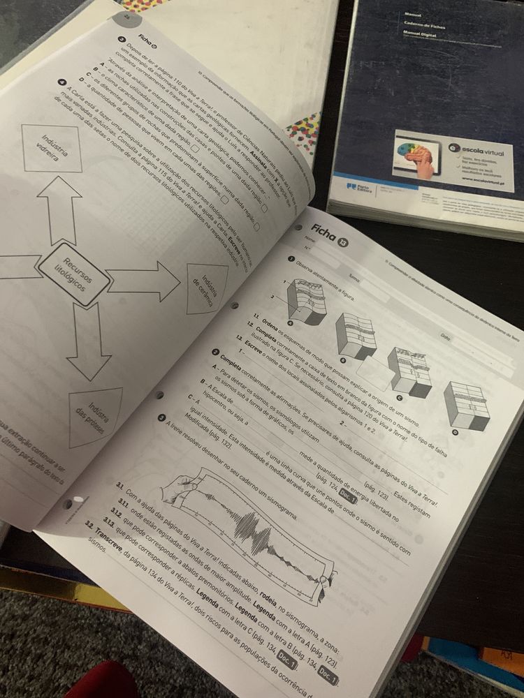 Livros matematica e ciências 7 ano