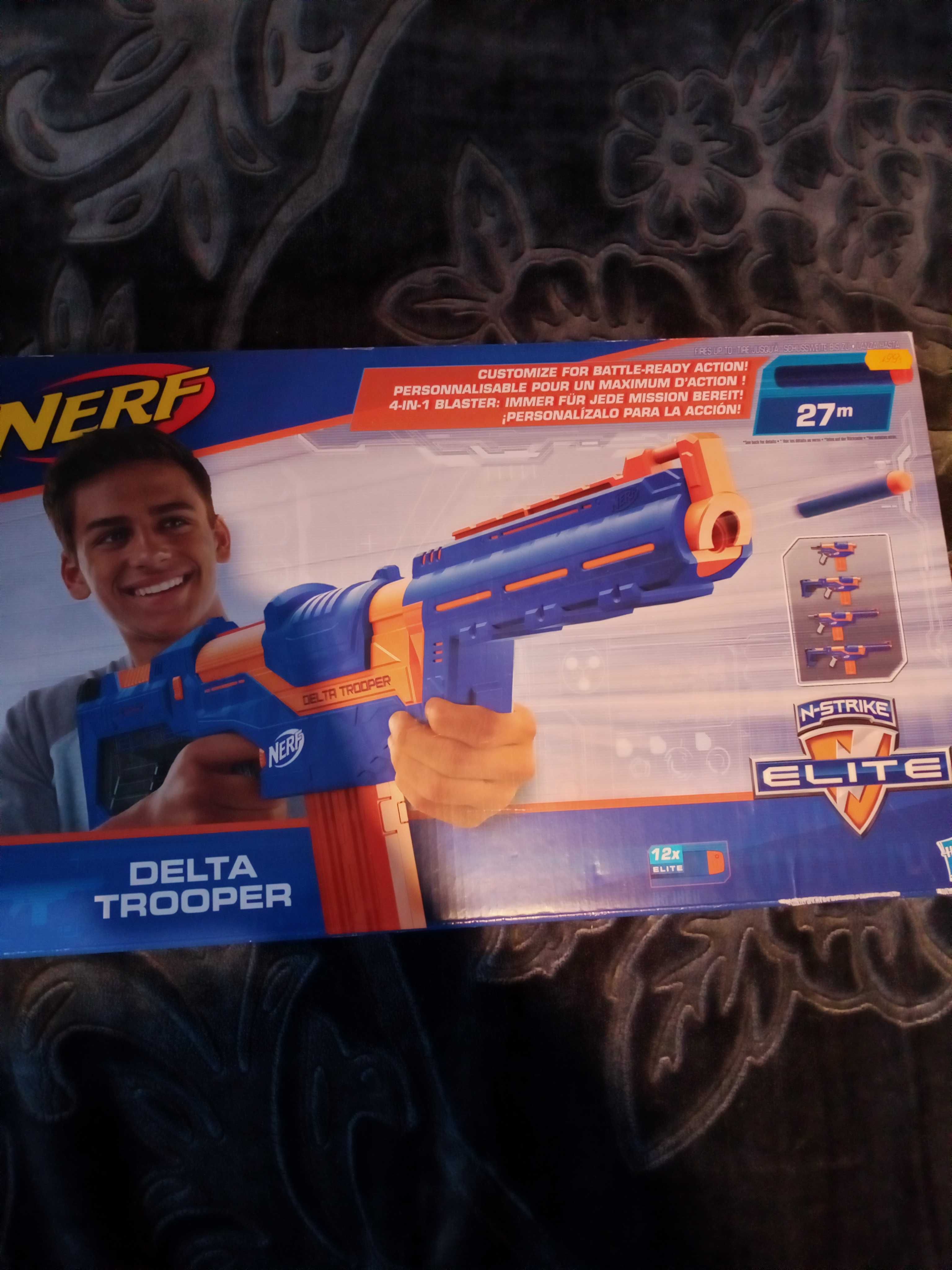 Karabin Nerf  Delta Trooper 4 części wiek 8+