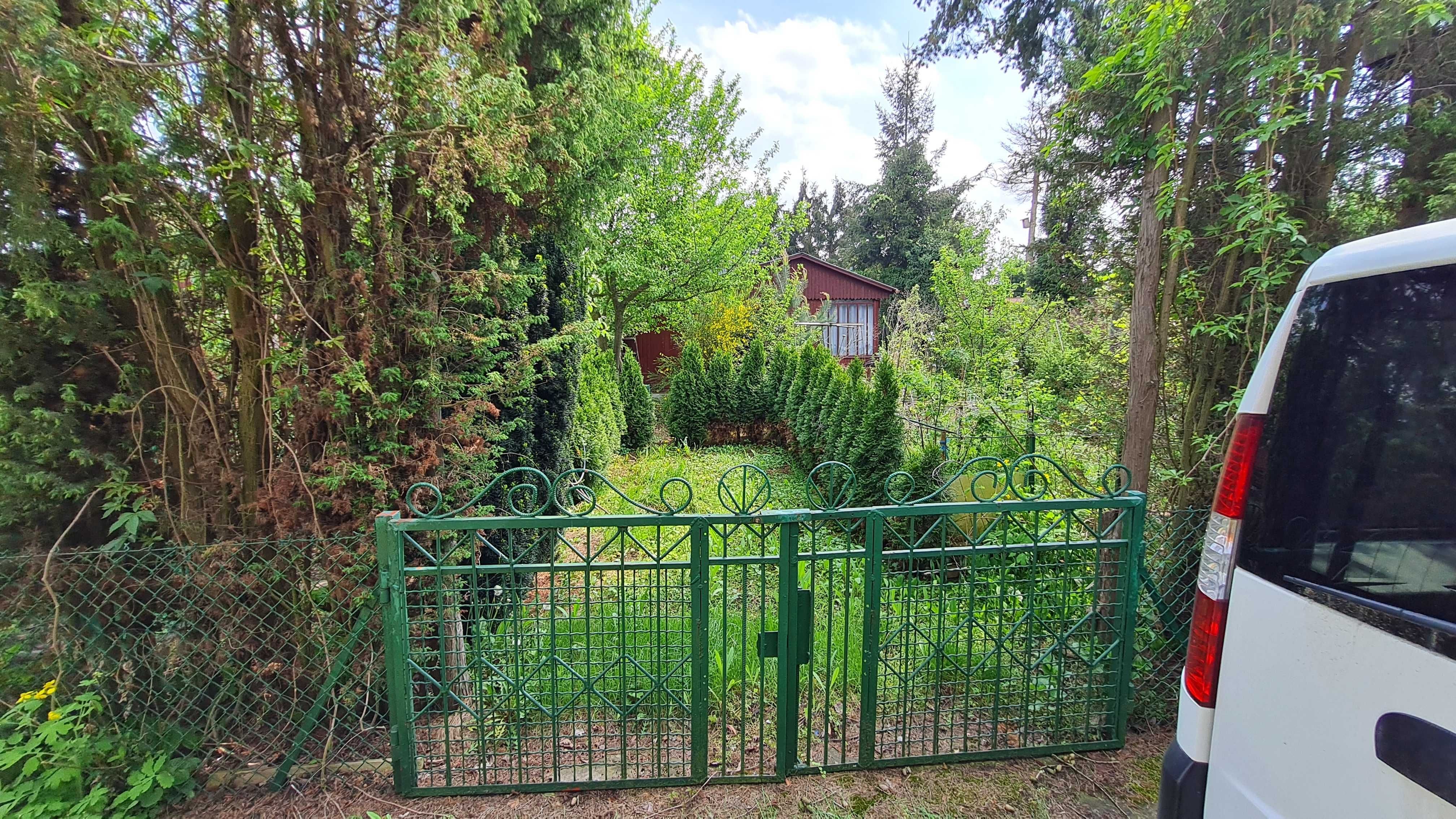 Działka ROD "Skowronek" Kajetany koło Nadarzyna - domek, łazienka, WC