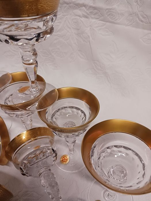 Klokotschnik luksusowe kieliszki do likieru nalewki szklo krysztalowe