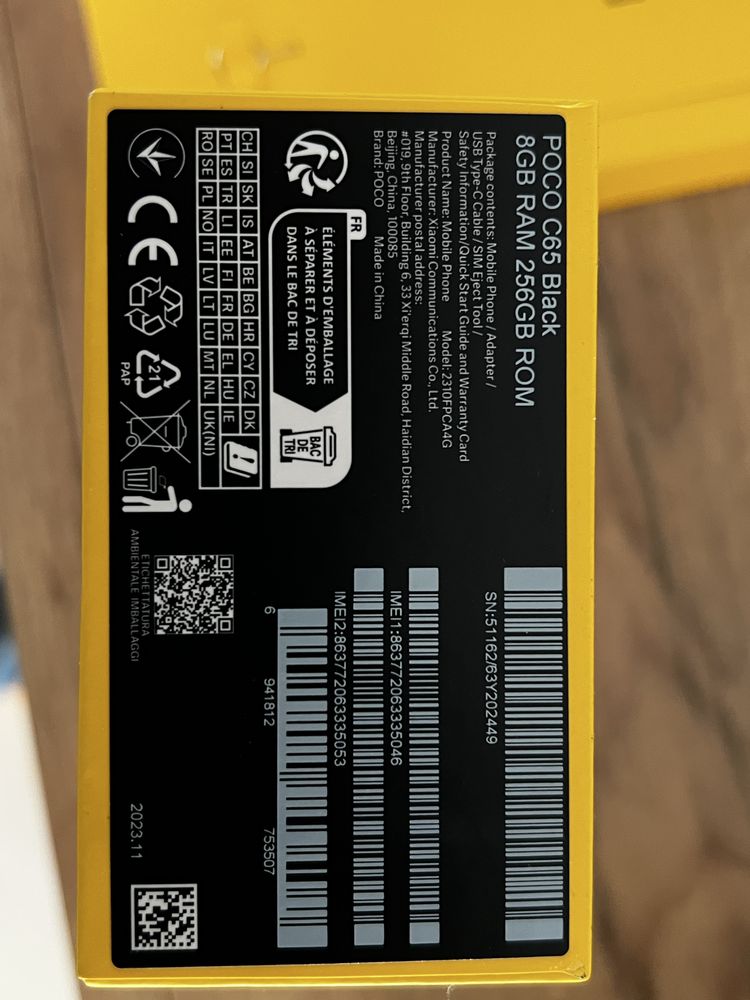 Telemóvel POCO C65