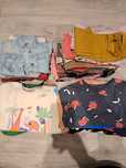 Paka paczka zestaw ubranek r 98 ponad 55szt legginsy bluzki bluzy