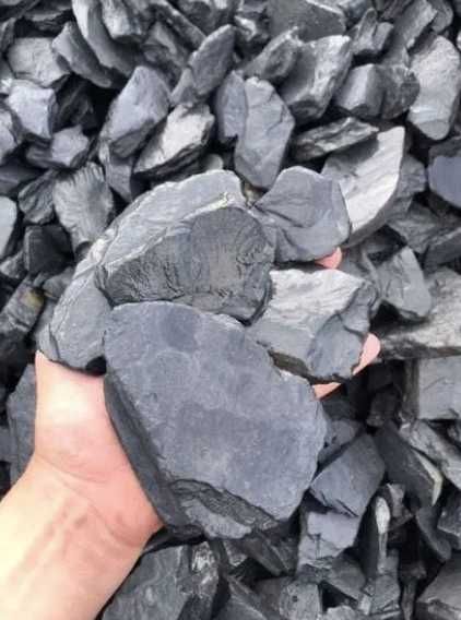 Antracytowa KORA KAMIENNA Kamień Ogrodowy Żwir Grys Opaska