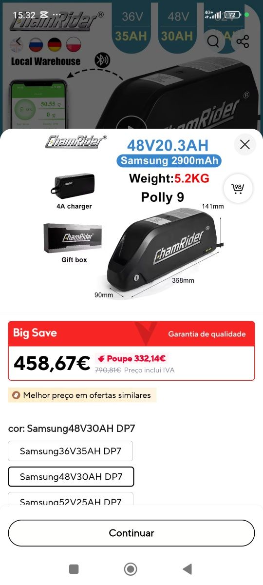 Baterias trotinete mais controladoras
