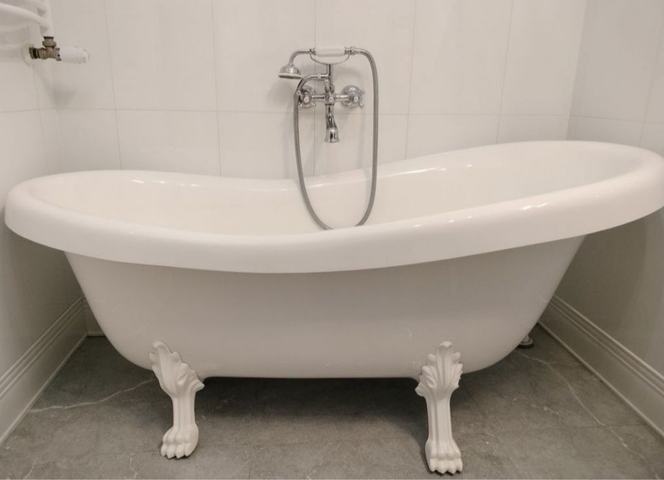 Wanna wolnostojąca na lwich nóżkach retro 165cm WYSYŁKA