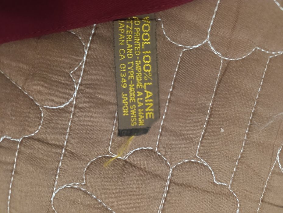 Старовинна хустка.вовна.шерсть.платок.японська хустка