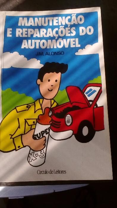 Livro "Manutenção e reparação do automóvel" em bom estado