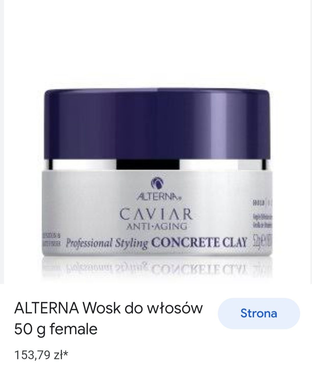 Wosk do włosów  Caviar anti aging nowy