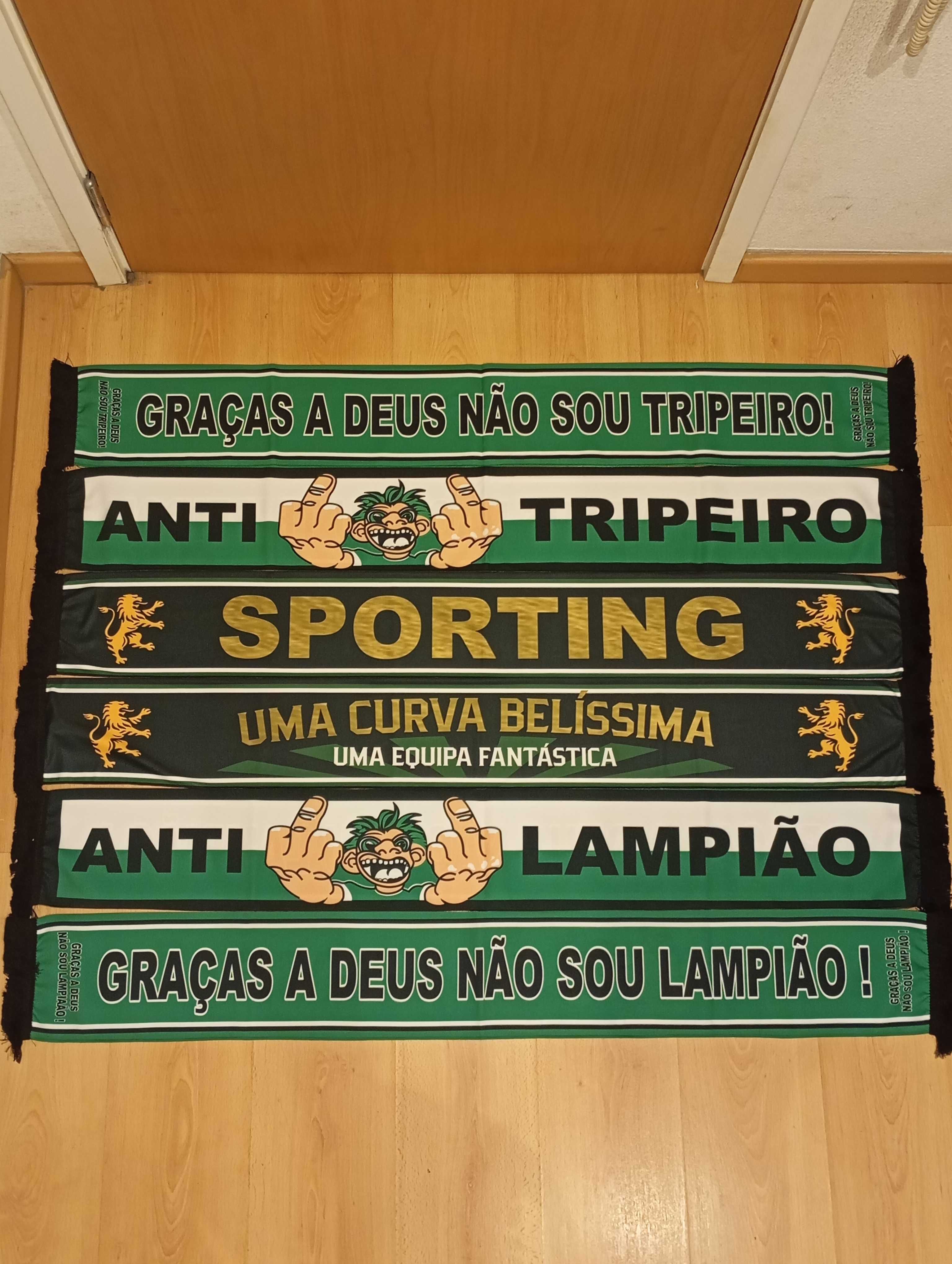 Cachecol ultras futebol cetim novo, artigo de coleção, escolhe o teu!