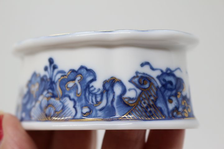 2 Saleiros NG Decoração Porcelana Chinesa Florais