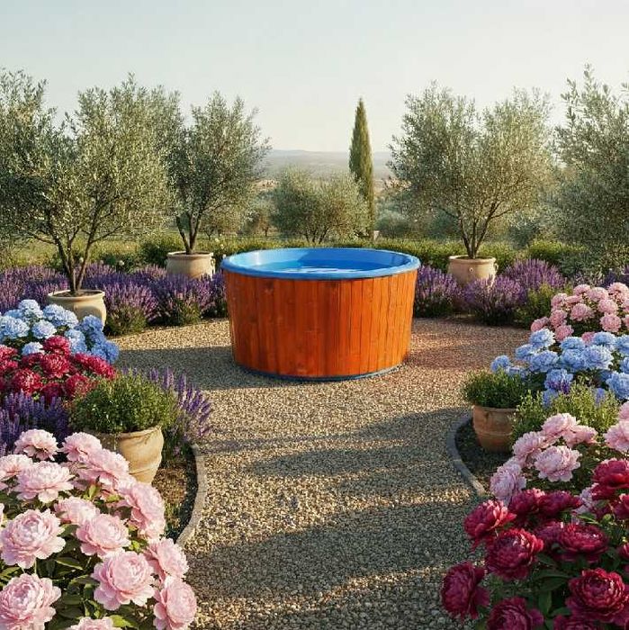 Całoroczna balia 6 os masaż pokrywa LED basen jacuzzi sauna transport