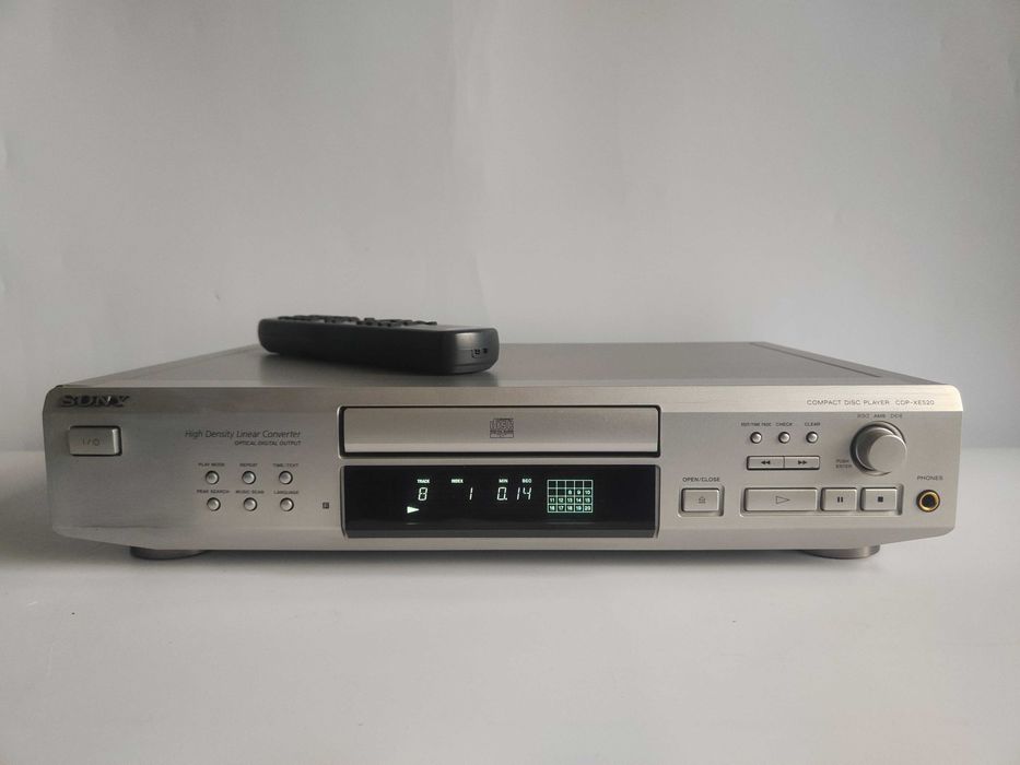 SONY CDP-XE520 odtwarzacz CD z pilotem wyjście optyczne
