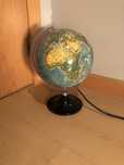 Globo do mundo com luz