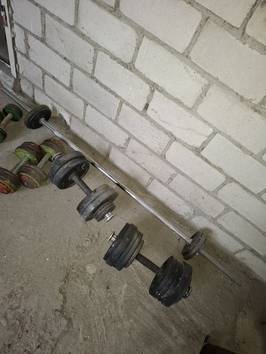 Stojaki pod sztange na siłownię hantle obciążenie