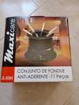 Vendo conjunto para fondue maxicare 11 peças semi novo
