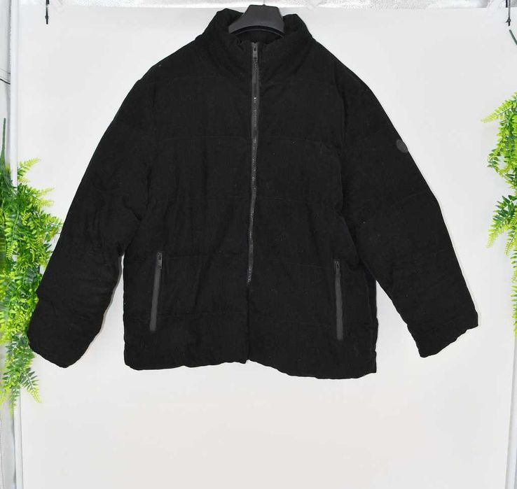 Gruba, ciepła kurtka sztruksowa Threadbare XXL