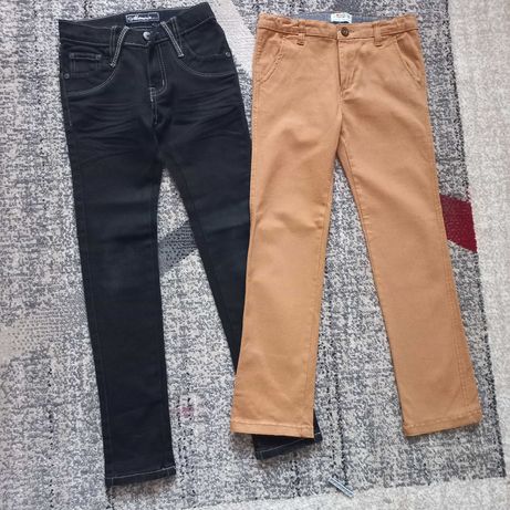 Spodnie jeans chłopięce 122-128
