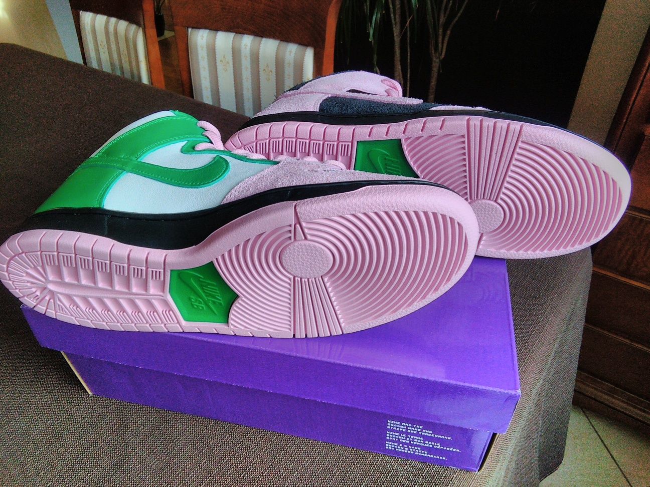 (Eur 43/27,5 cm) Nike SB Dunk High Invert Celtics CU7349,-001 Jordan 1
