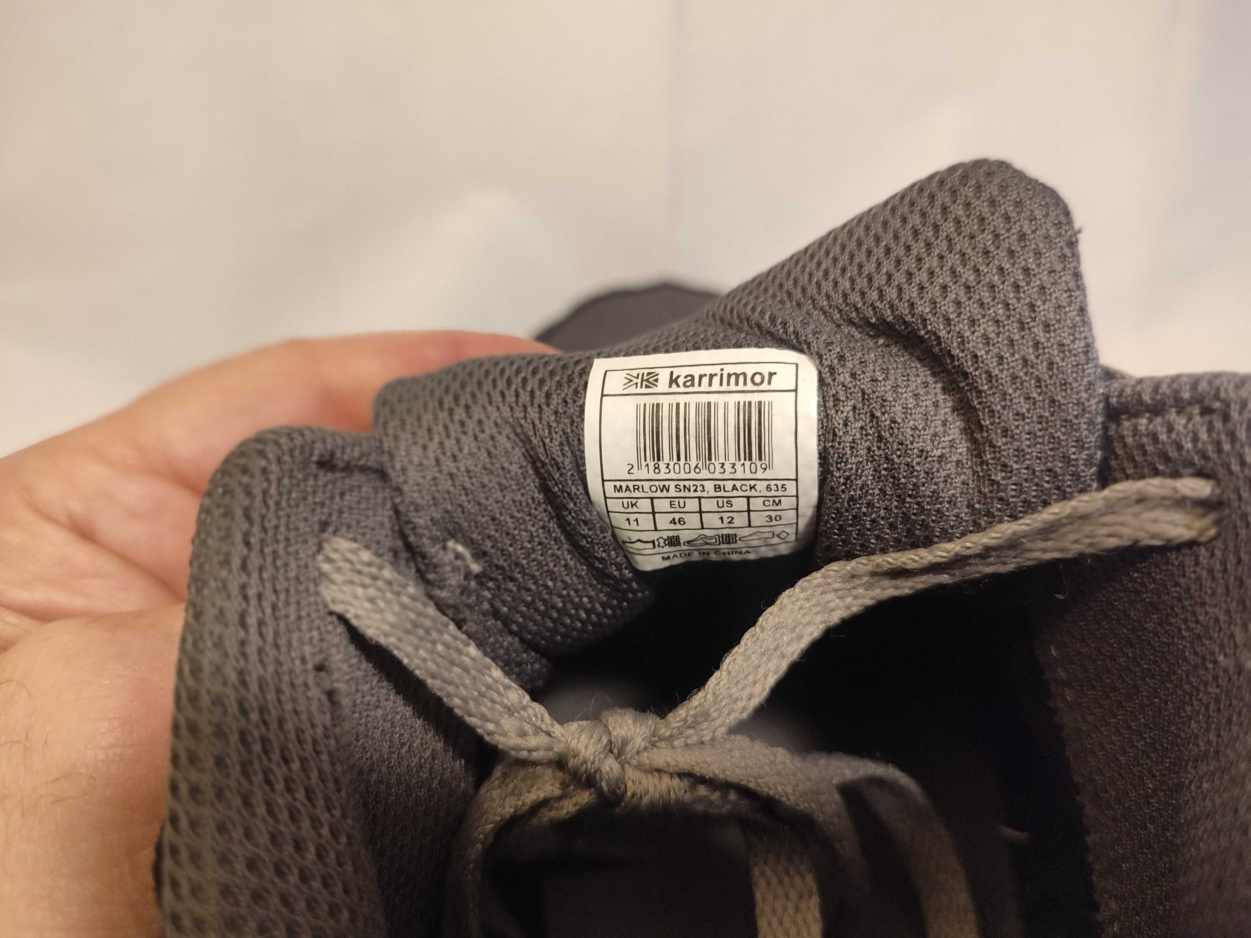 Buty KARRIMOR MARLOW Outdoor  rozm. 46 , 30 cm DUŻY rozmiar, używane
