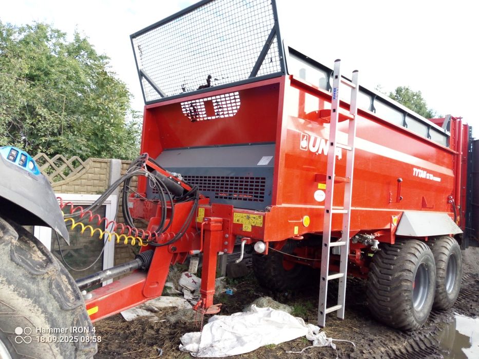 Sprzedam rozrzutnik obornika Unia tytan premium 13 TD