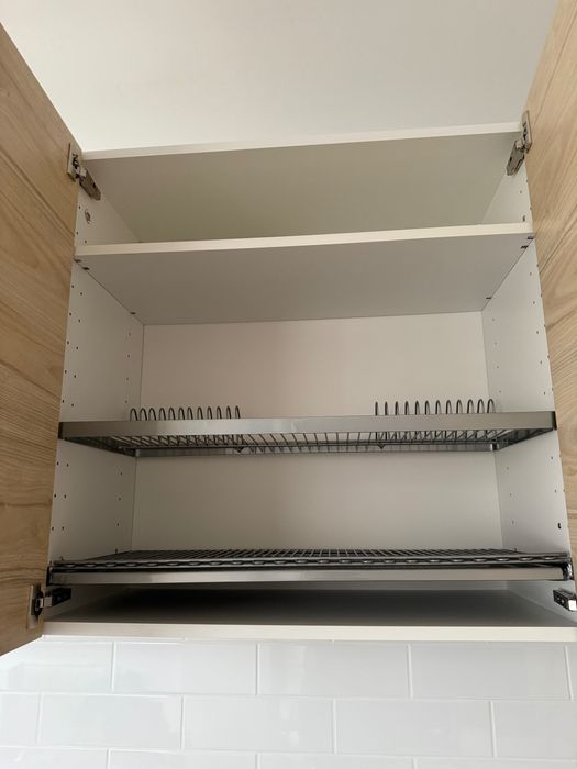 Kuchnia - zestaw szafek wiszących, blatu, piekarnika i okapu IKEA