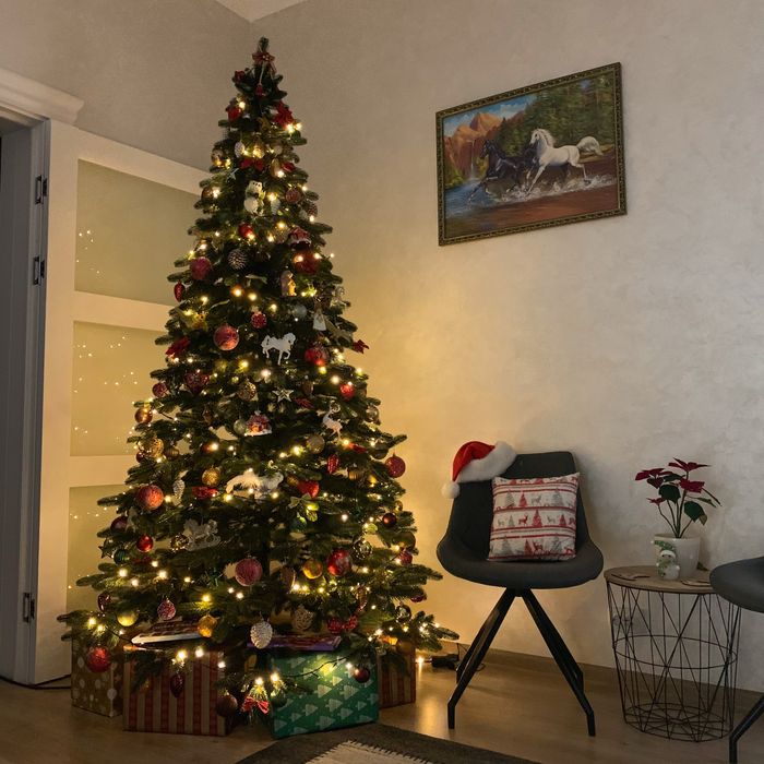 Ялинка лита зелена 2,3м, з двох частин