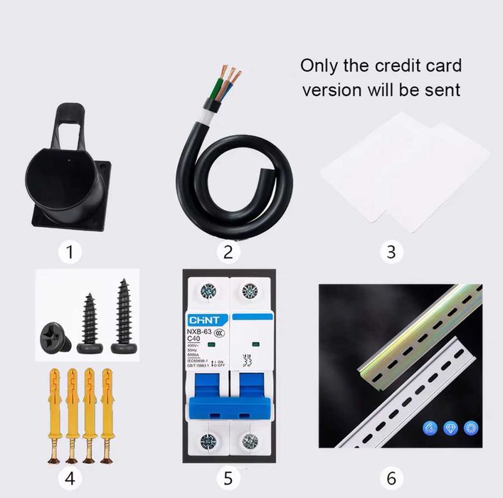 Wallbox Carregador 7kw / 32A - Tipo2 - MONOFASICA - Eletricos Hibridos