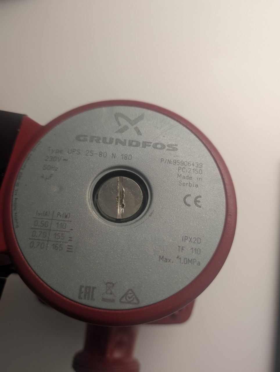 Pompa CWU Grundfos UPS 25-80 N 180